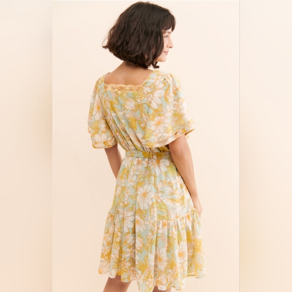 Free People x Rachel Parcell Chiffon Floral Dress - Picture 2 of 12